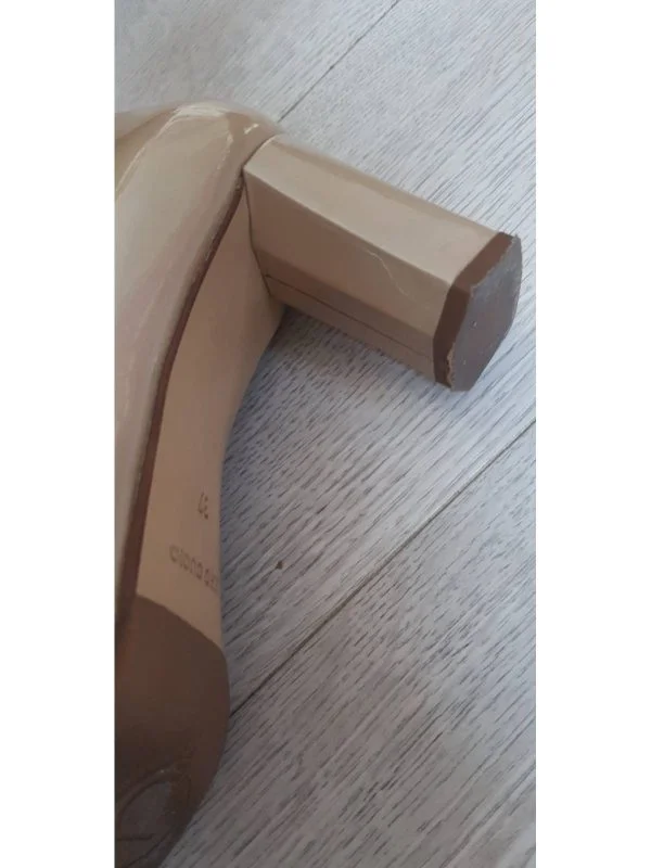 Pantofi Musette EU 37 | Bej, Piele naturală - Image 3
