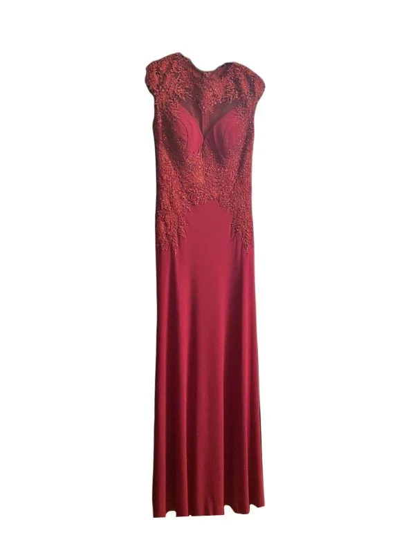 Rochie de seară BELLA SPOSA S | Burgundy, Maxi