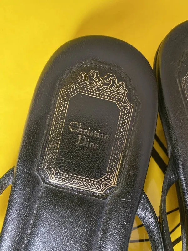 Sandale Christian Dior EU 37 | Mov, Piele naturală - Image 6