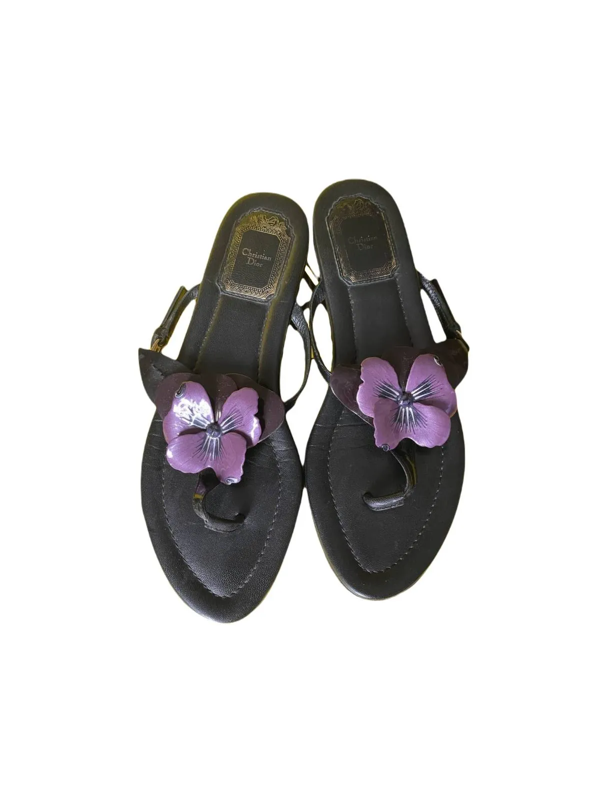 Sandale Christian Dior EU 37 | Mov, Piele naturală