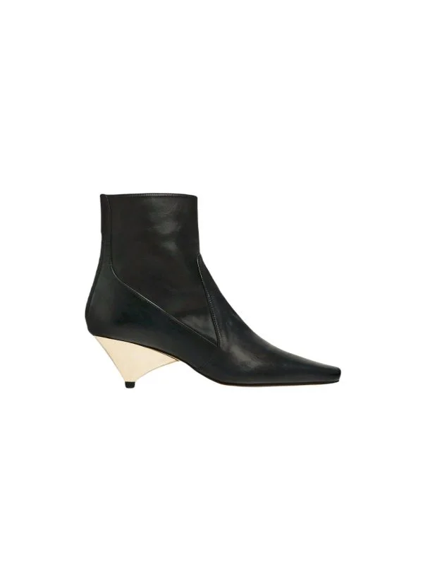 Ghete Zara EU 41 | Negru, Piele naturală