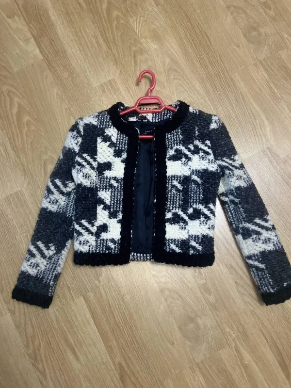 Sacou Zara XS | Albastru, Normal, Lână - Image 7