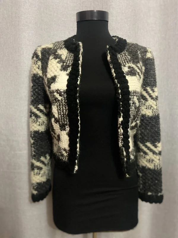 Sacou Zara XS | Albastru, Normal, Lână - Image 6