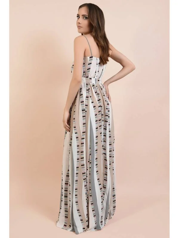 Rochie de seară Poema EU 34 | Ivoire, Maxi, Poliester - Image 3