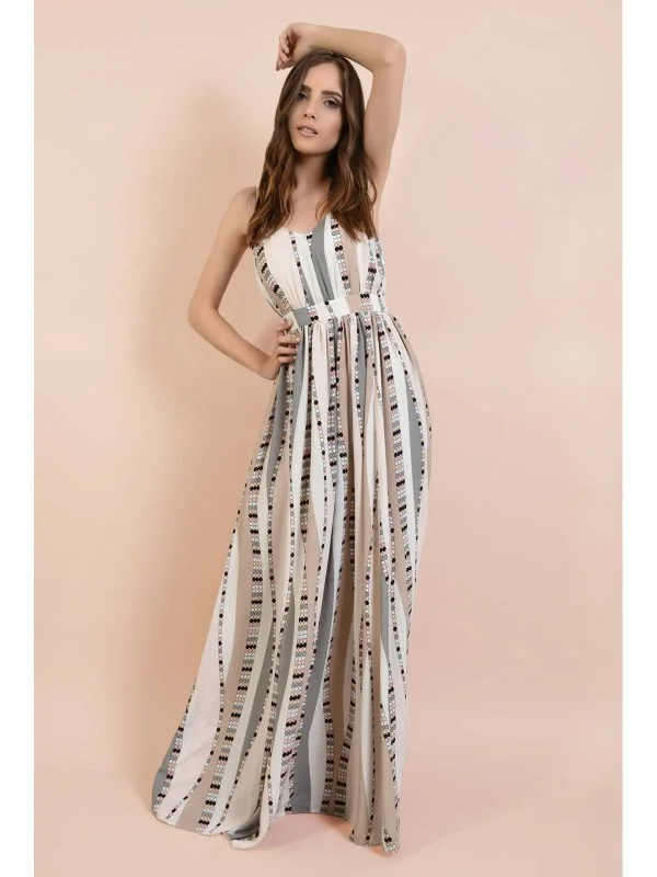 Rochie de seară Poema EU 34 | Ivoire, Maxi, Poliester - Image 4