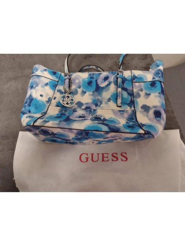 Geantă de umăr Guess | Bleu, Piele ecologică - Image 2