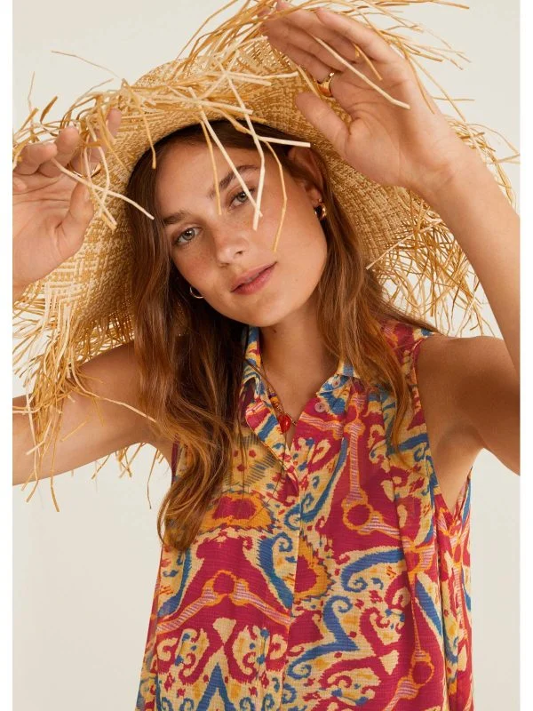 Rochie de plajă Mango M | Multicolor, Maxi, Poliester - Image 4