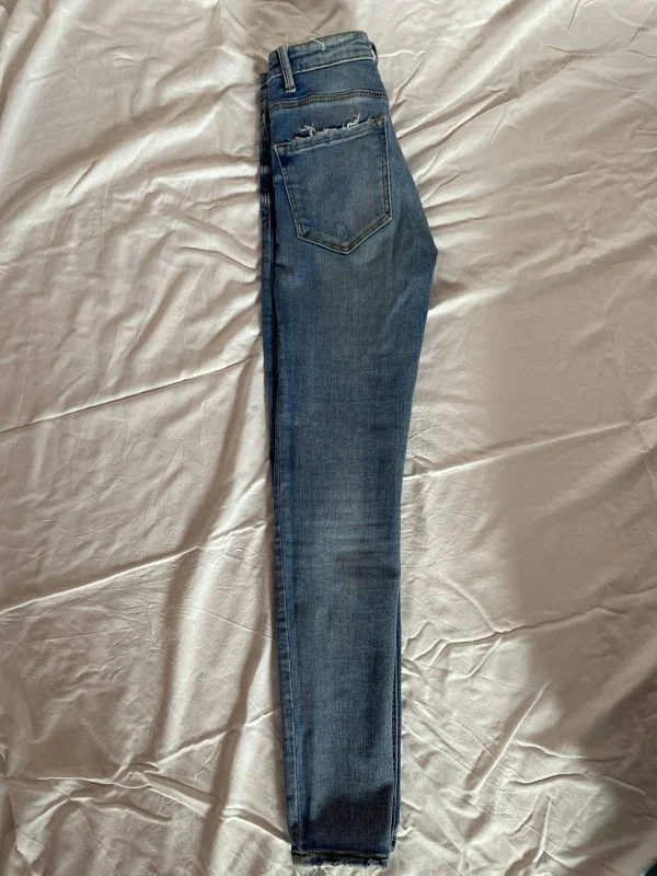 Blugi Stradivarius EU 34 | Albastru, Lungi, Denim - Image 3