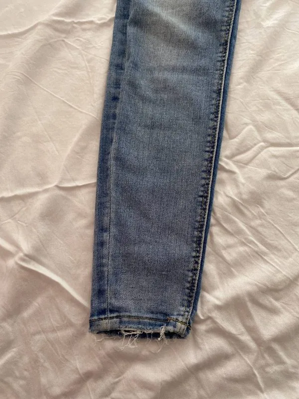 Blugi Stradivarius EU 34 | Albastru, Lungi, Denim - Image 4