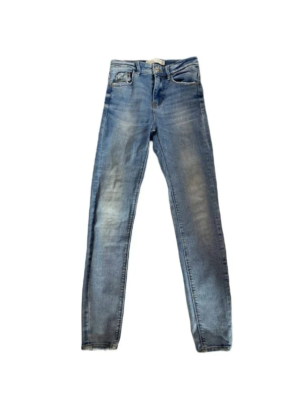 Blugi Stradivarius EU 34 | Albastru, Lungi, Denim