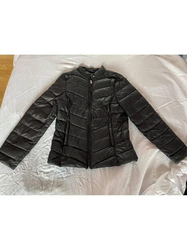 Geacă matlasată Stradivarius XS | Negru, Fără glugă, Poliamidă - Image 7