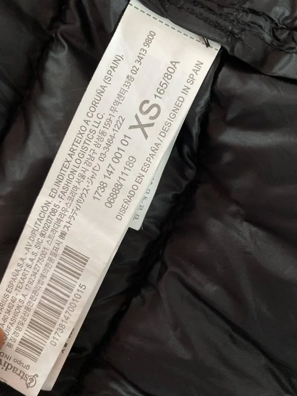Geacă matlasată Stradivarius XS | Negru, Fără glugă, Poliamidă - Image 6