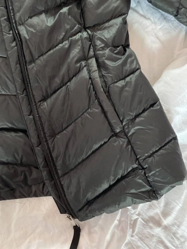 Geacă matlasată Stradivarius XS | Negru, Fără glugă, Poliamidă - Image 4