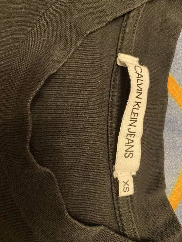 Top Calvin Klein XS | Negru, Normal, Bumbac - Image 6