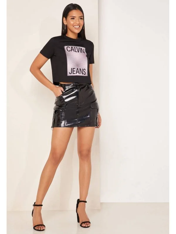 Top Calvin Klein XS | Negru, Normal, Bumbac - Image 4