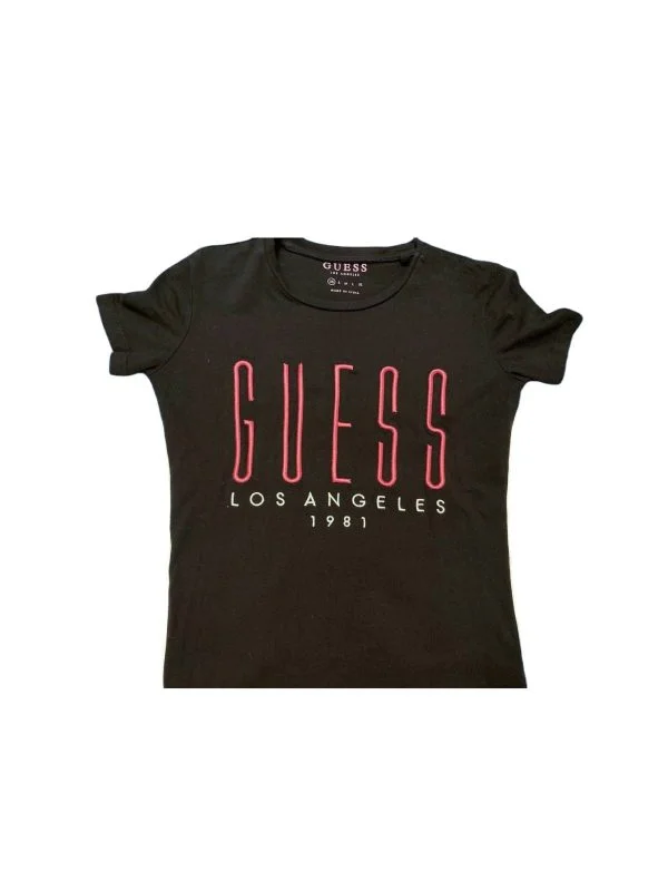 Top Guess XS | Negru, Normal, Bumbac