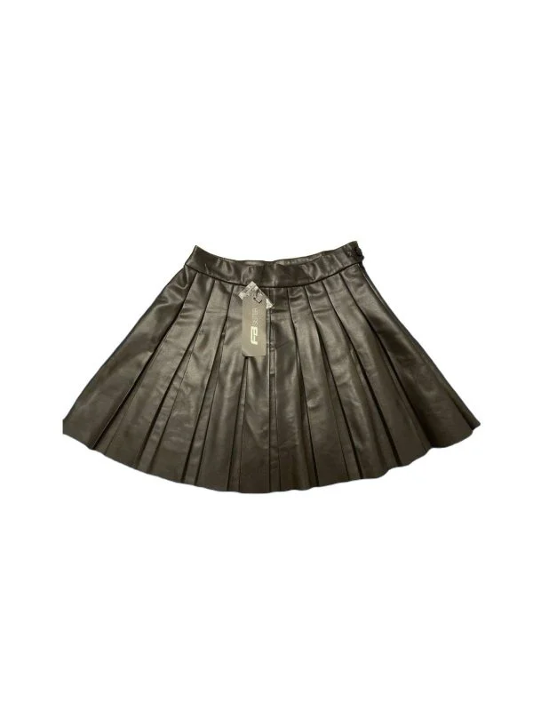 Fustă FB SISTER S | Negru, Mini, Piele ecologică