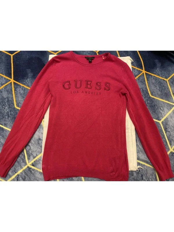 Pulover Guess S | Roz, Normal, Regular fit, Vâscoză - Image 3
