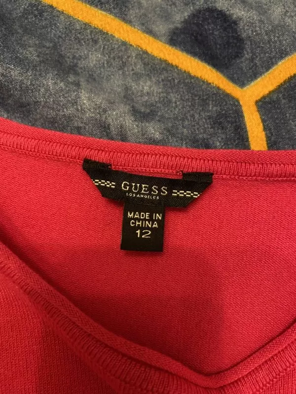 Pulover Guess S | Roz, Normal, Regular fit, Vâscoză - Image 6