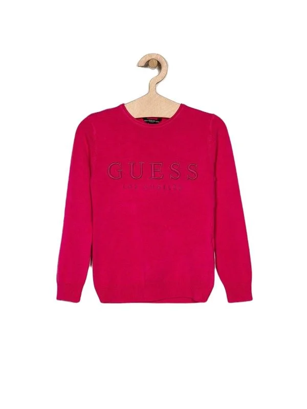 Pulover Guess S | Roz, Normal, Regular fit, Vâscoză