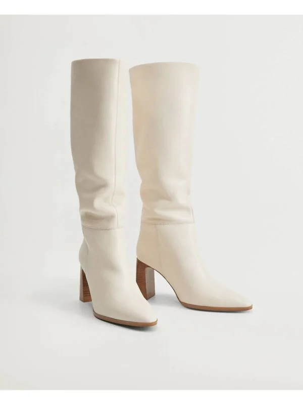Cizme Mango EU 36 | Bej, Piele naturală - Image 2