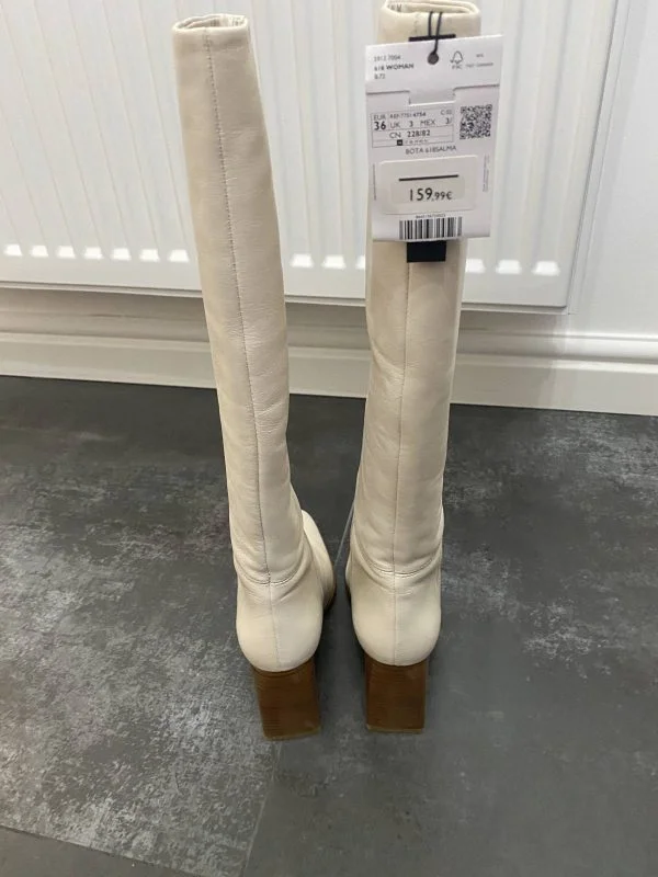 Cizme Mango EU 36 | Bej, Piele naturală - Image 5