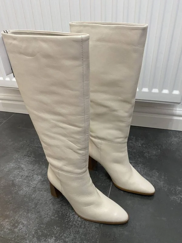 Cizme Mango EU 36 | Bej, Piele naturală - Image 6