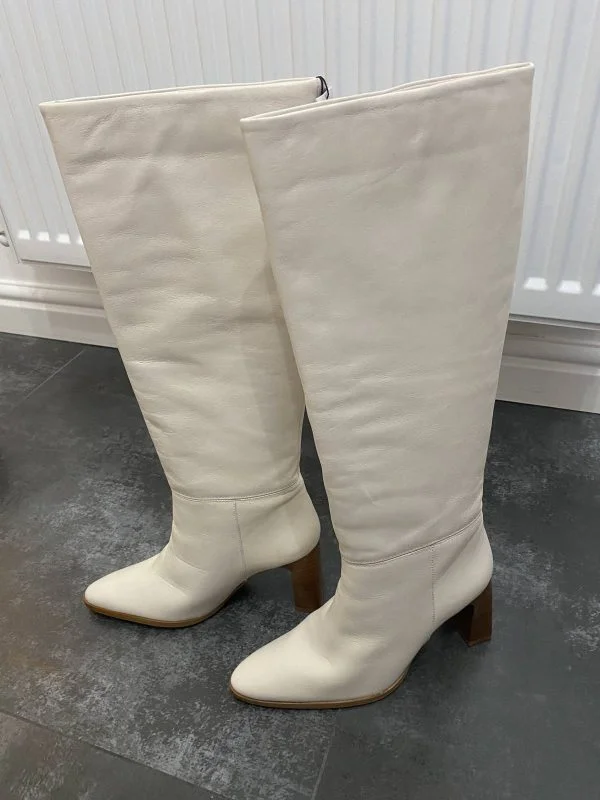 Cizme Mango EU 36 | Bej, Piele naturală - Image 7