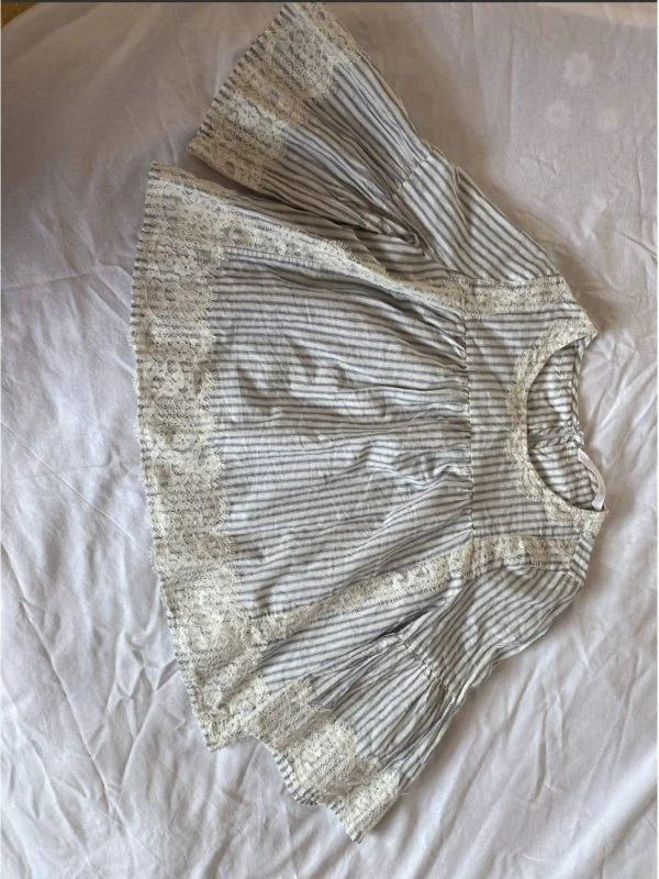 Bluză Zara XS | Alb, Normal, Bumbac - Image 2