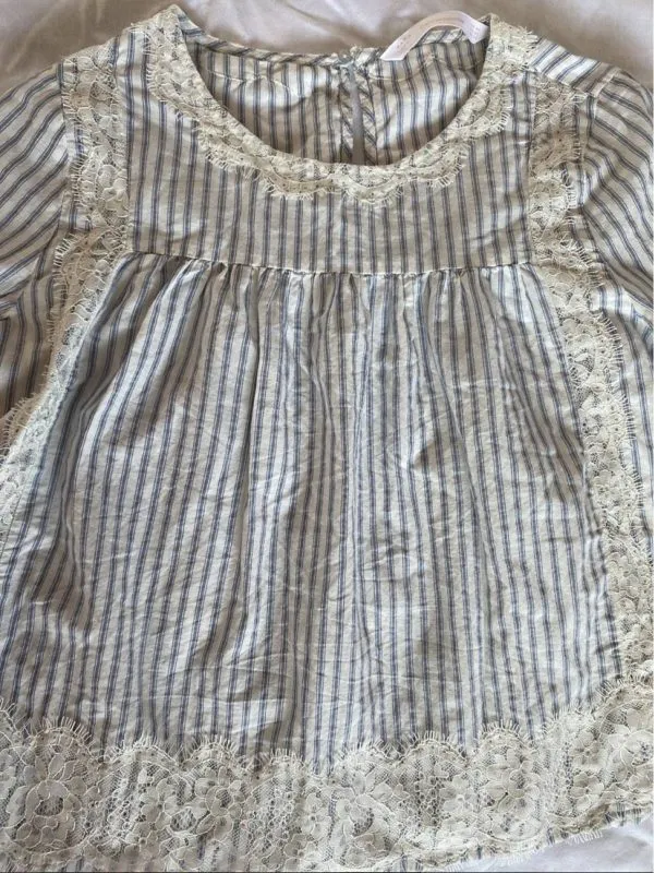 Bluză Zara XS | Alb, Normal, Bumbac - Image 4