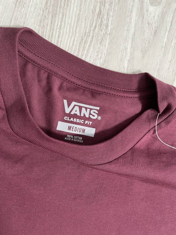 Top sport Vans M | Burgundy, Bumbac - Image 4