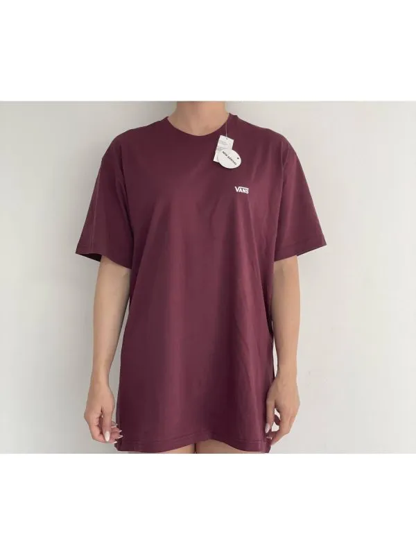 Top sport Vans M | Burgundy, Bumbac - Image 5