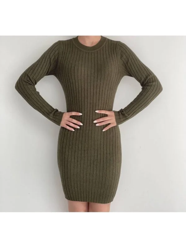 Rochie casual JDY XS | Verde, Midi - Image 2