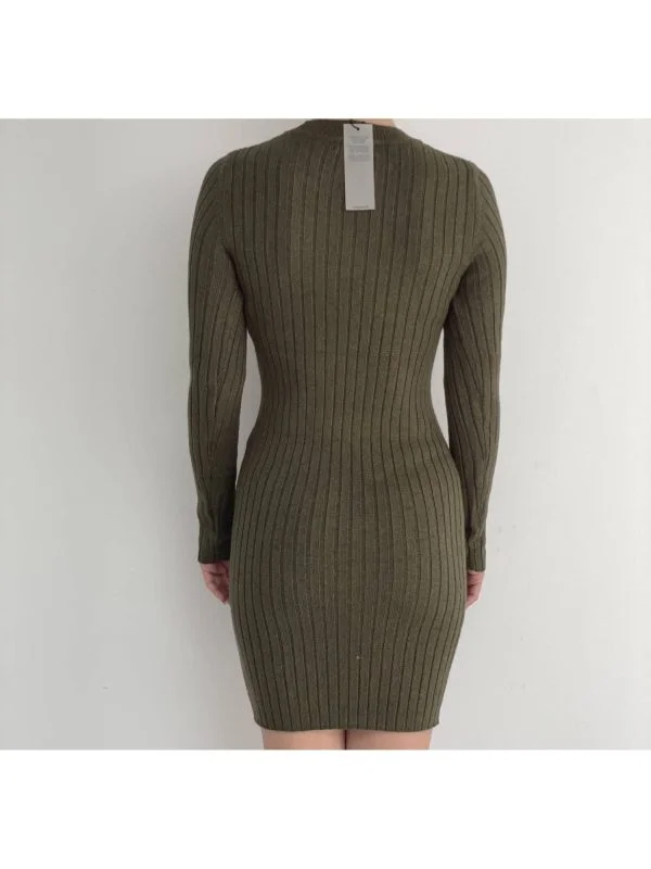 Rochie casual JDY XS | Verde, Midi - Image 4