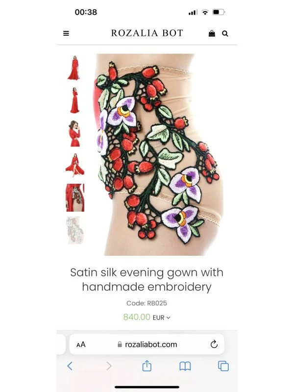 Rochie de seară ROZALIA BOT S | Roșu, Maxi - Image 6