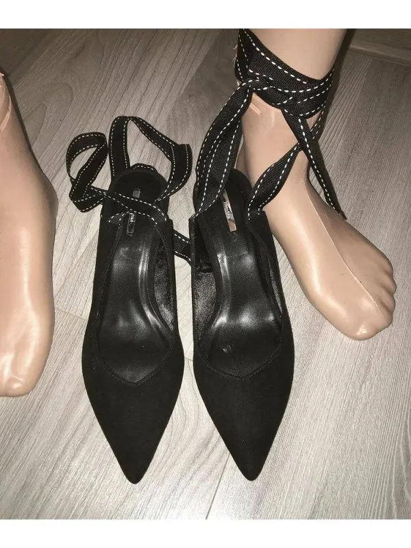 Pantofi cu toc înalt Bershka EU 37 | Negru - Image 2