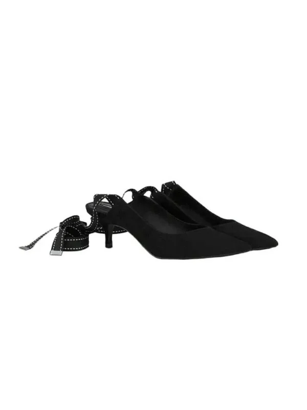 Pantofi cu toc înalt Bershka EU 37 | Negru