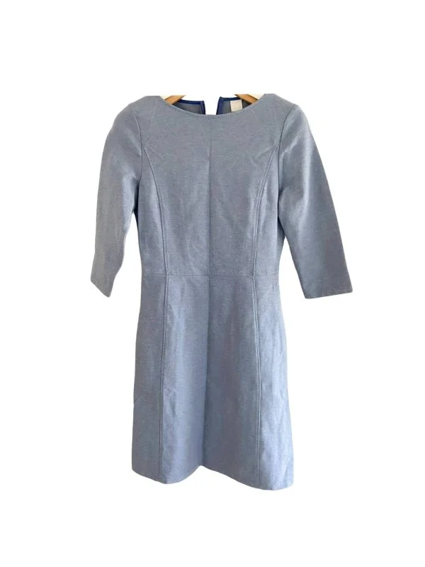 Rochie office Hugo Boss S-M | Bleu, Midi, Vâscoză