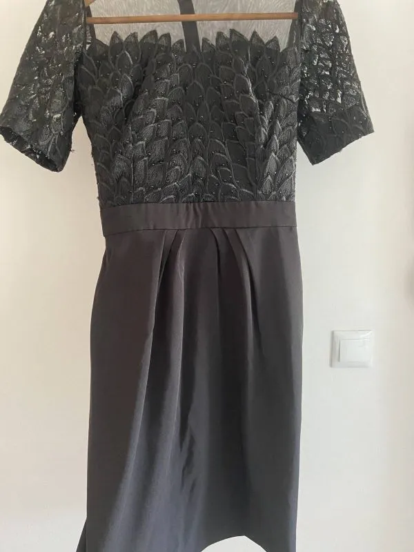 Rochie de seară BOUTIQUE M | Negru, Midi, Vâscoză - Image 2