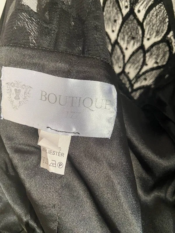 Rochie de seară BOUTIQUE M | Negru, Midi, Vâscoză - Image 5