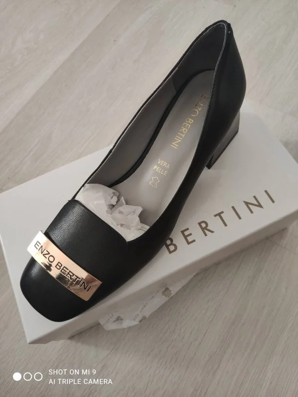 Pantofi ENZO BERTINI EU 37 | Negru, Piele naturală - Image 4