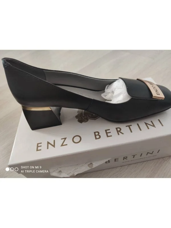 Pantofi ENZO BERTINI EU 37 | Negru, Piele naturală - Image 5