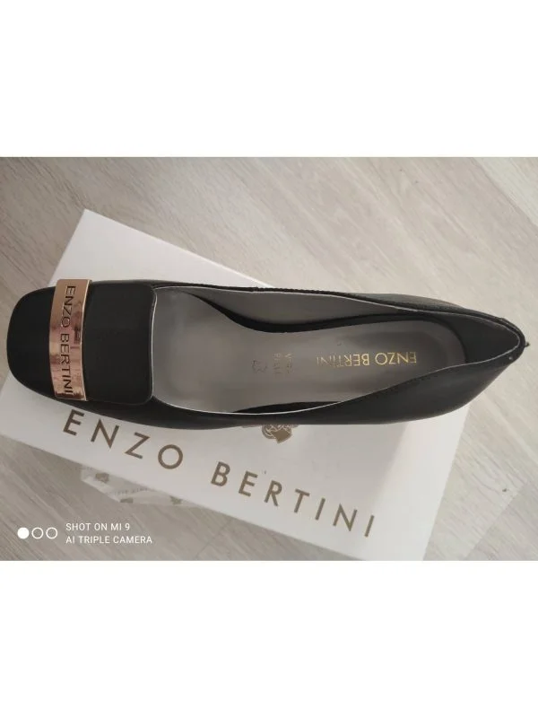 Pantofi ENZO BERTINI EU 37 | Negru, Piele naturală - Image 6