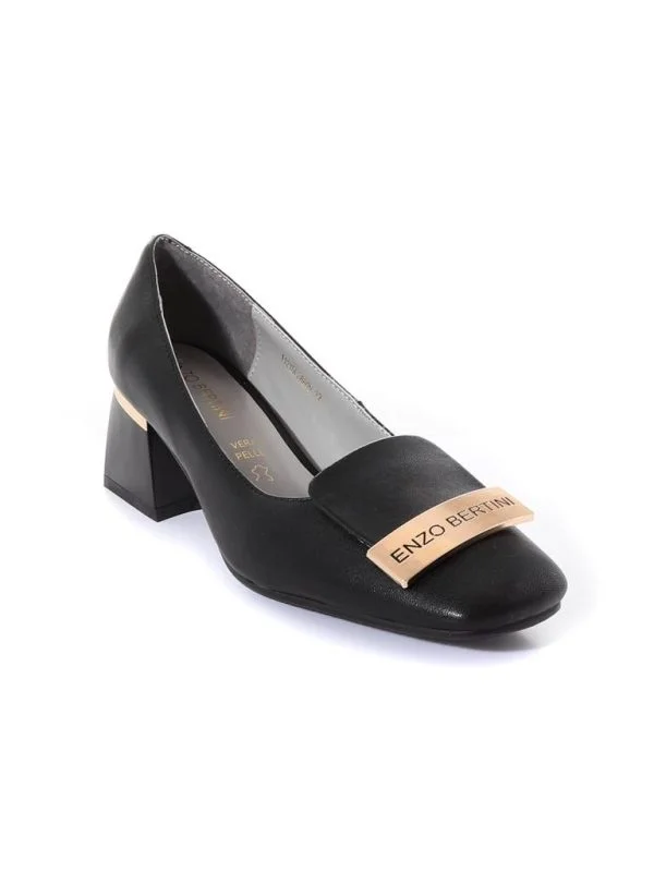 Pantofi ENZO BERTINI EU 37 | Negru, Piele naturală - Image 2