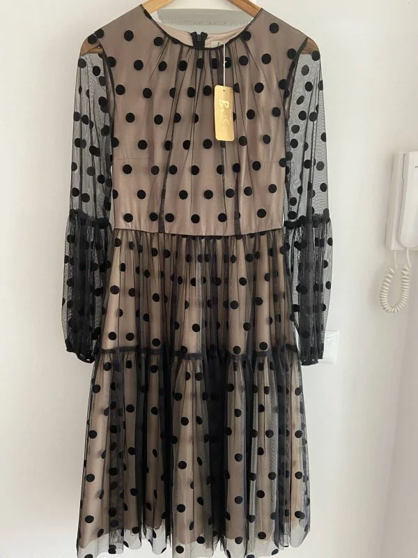 Rochie de seară BRISE EU 38 | Negru, Midi, Poliester - Image 3
