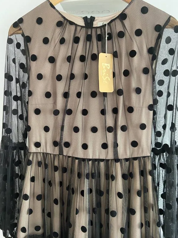 Rochie de seară BRISE EU 38 | Negru, Midi, Poliester - Image 4