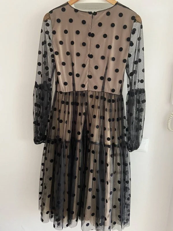 Rochie de seară BRISE EU 38 | Negru, Midi, Poliester - Image 5