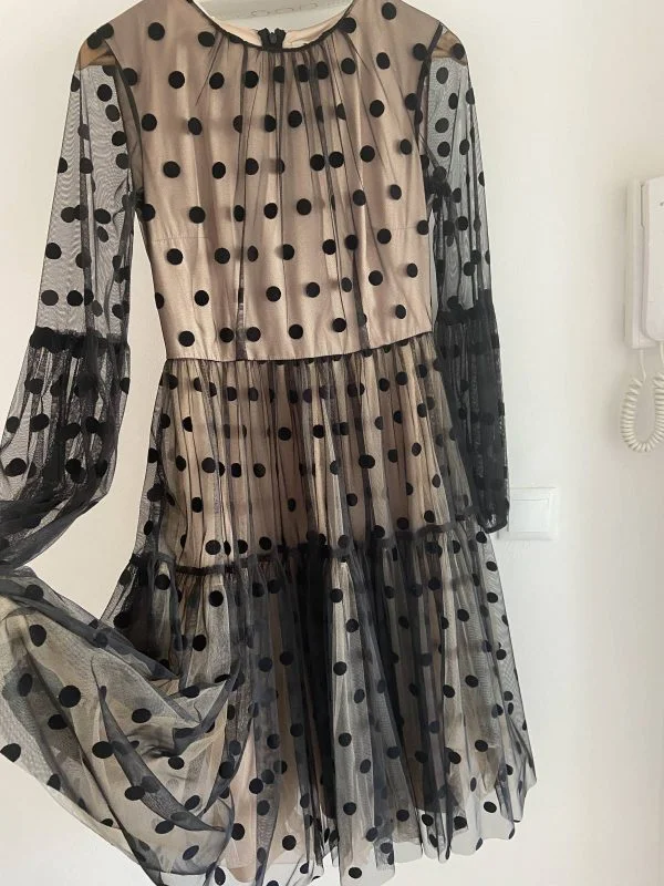 Rochie de seară BRISE EU 38 | Negru, Midi, Poliester - Image 6