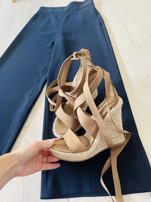 Espadrile H&M EU 37 | Bej, Piele naturală - Image 4