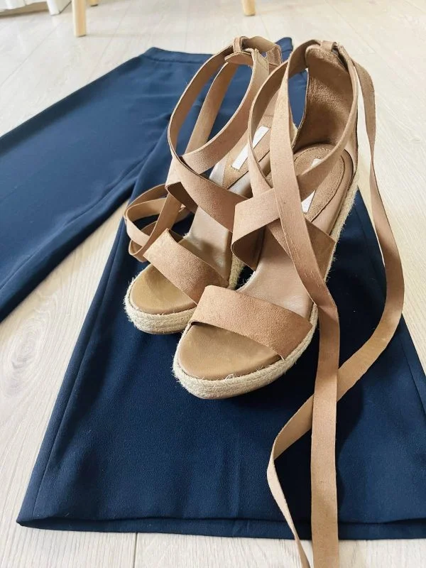 Espadrile H&M EU 37 | Bej, Piele naturală - Image 5